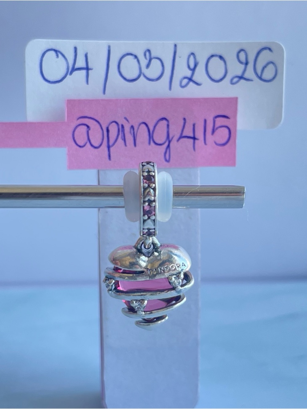 Pandora Reveal Love Heart dangle
